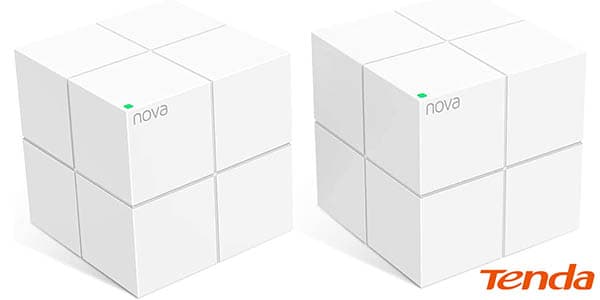 Pack 2x Tenda Nova MW6 WiFi Mesh para crear redes de hasta 330 m² por sólo 64,99€ con envío gratis (-19%)