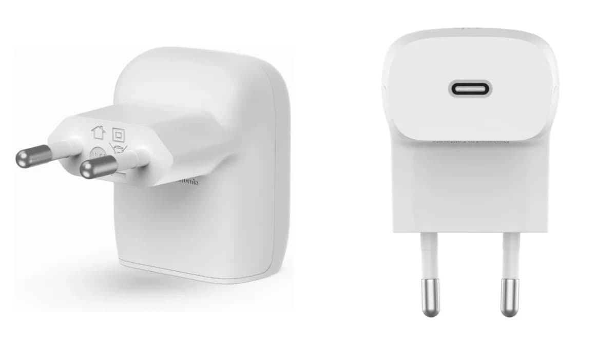 Un cargador pequeño pero potente: Belkin USB-C de 20W con Power Delivery y PPS por sólo 7,15€ (60% de descuento)
