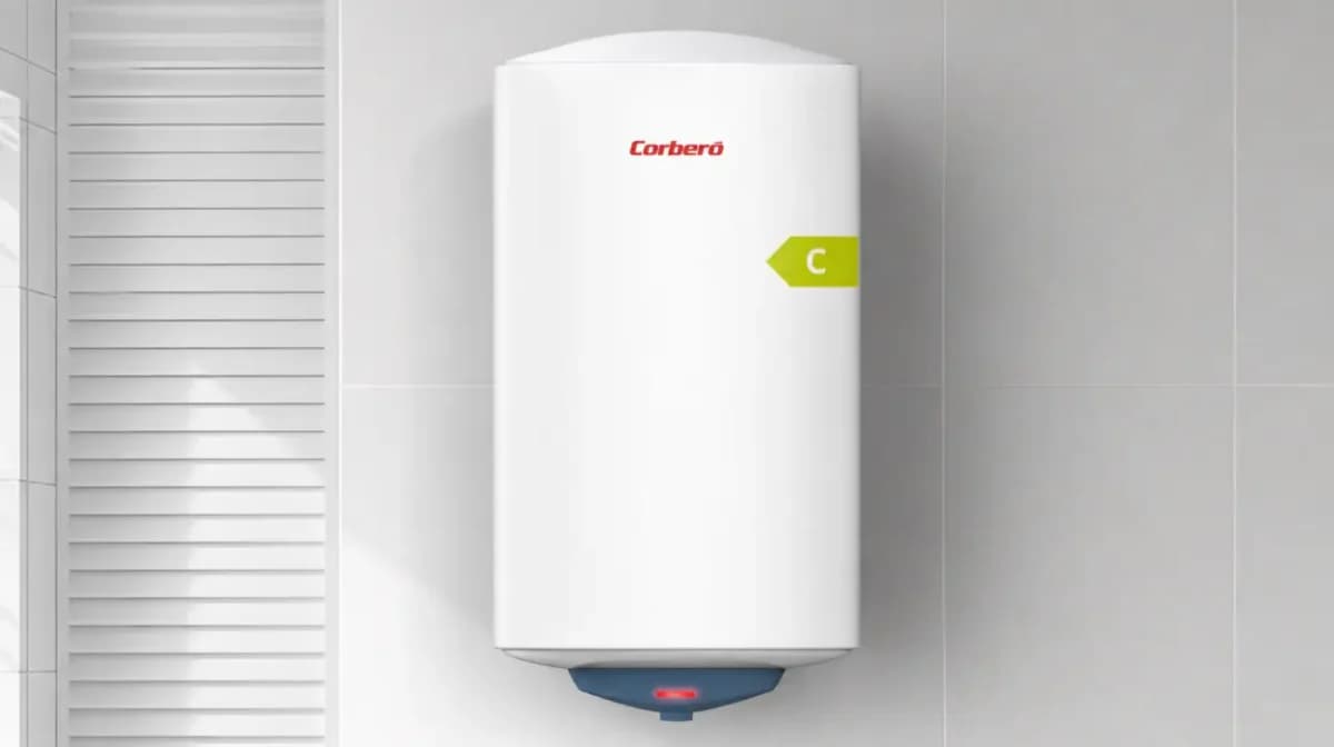 Termo eléctrico Corberó CTMBA50 de 50L con instalación vertical y resistencia blindada por sólo 85€ con envío gratis (-34%)