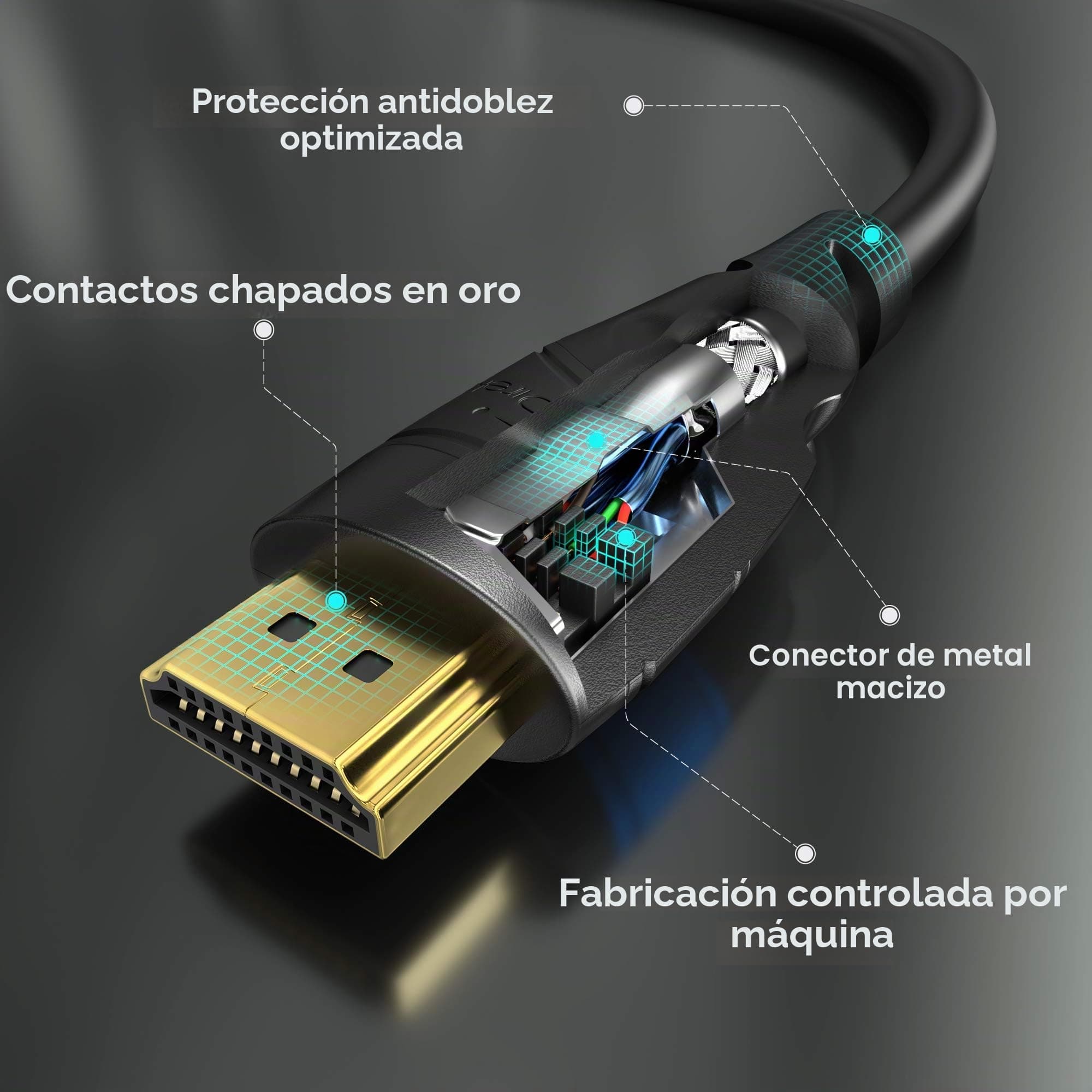 Cable HDMI 4K – 2 METROS