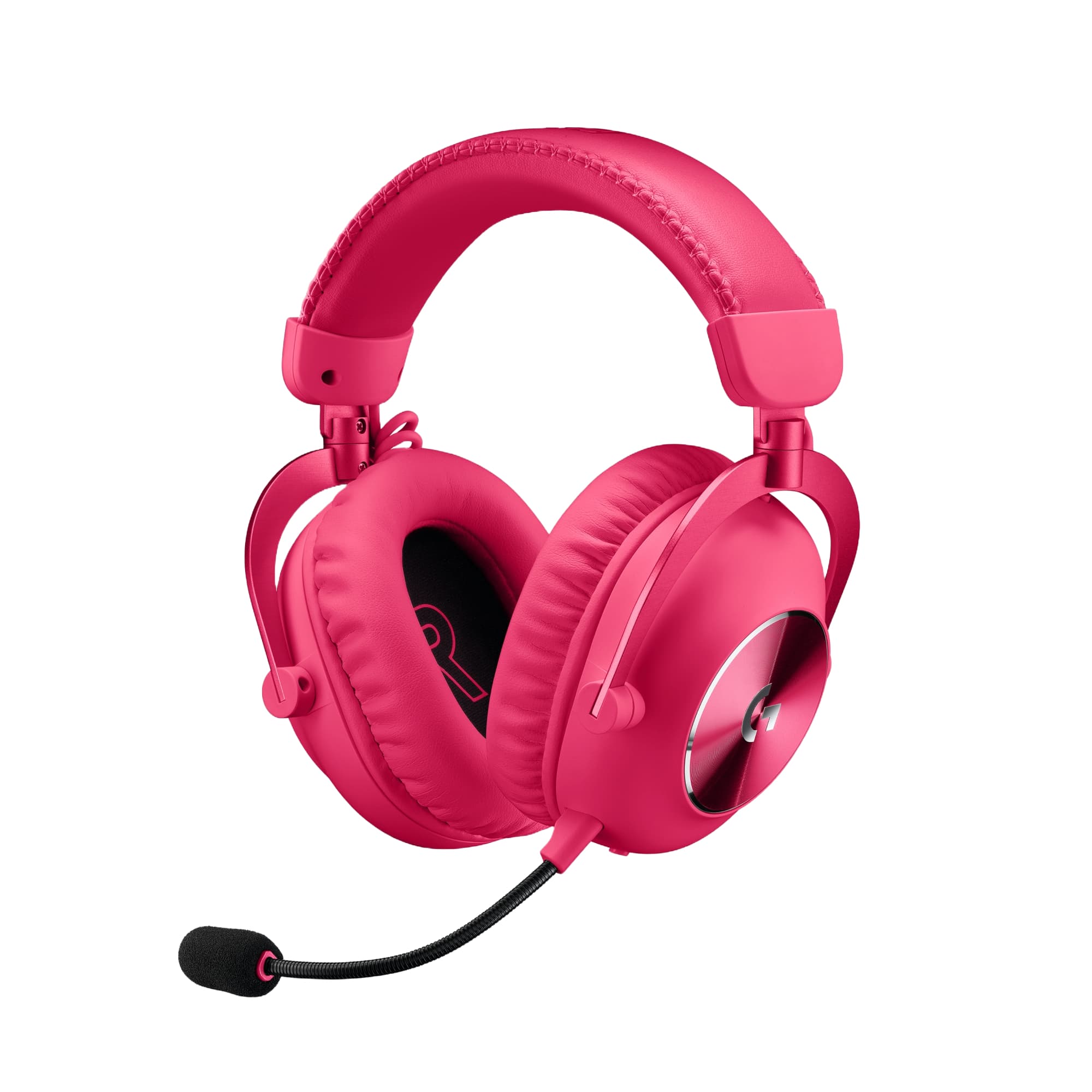Auriculares gaming Logitech G Pro X 2 Lightspeed inalámbricos Bluetooth magenta