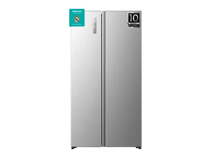 Frigorífico americano - Hisense RS3P558NEIC, Total No Frost, Multi Air Flow, 178.6 cm, 544 l, Inox