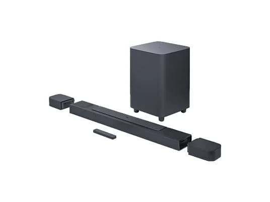 Barra de sonido - JBL Bar 800, Bluetooth, Subwoofer inalámbrico, 720 W, Altavoces envolventes desmontables, Wifi integrado, Canales 5.1.2