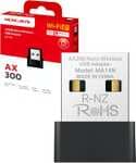 MERCUSYS MA14N Adaptador USB Wi-Fi 6 AX300 Nanotamaño – hasta 287 Mbps