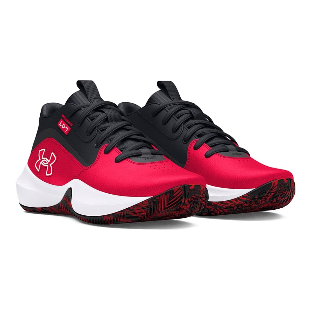 Zapatillas de Baloncesto para Niño Under Armour UA Lockdown 7 | Rojo | Tallas 36-40