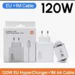 Cargador XIAOMI 120W ,+1metro de cable