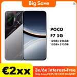POCO F7 5G NFC versión UE 12GB/256GB 12GB/512GB teléfono móvil inteligente Snapdragon 8S Gen 4 batería de 6500mAh