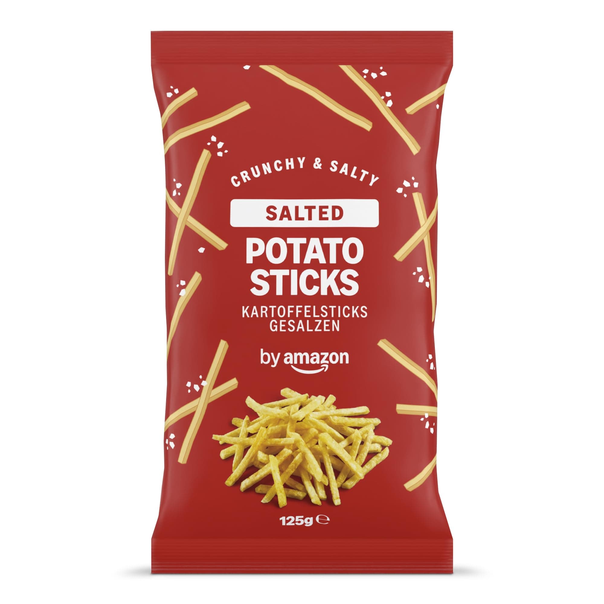 By Amazon Palitos De Patata Con Sal, 125g (compra 4 u por 3,42€ // 0,85€ cada bolsa)