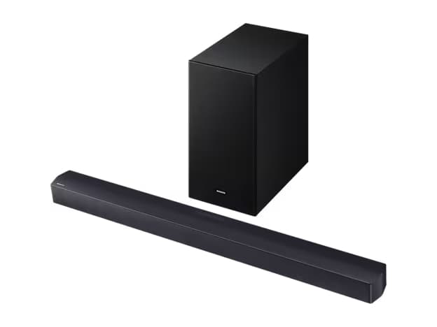 Barra de sonido B450F Serie B 2.1 con Subwoofer y Dolby 2.0 2025: DTS Virtual:X, HDMI ARC, Entrada Óptica, Bluetooth 4.2, Soporte de Pared