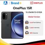 OnePlus 15R (versión global) 5G, 12 GB + 256 GB, 12 GB + 512 GB, Snapdragon 8 Gen 5, 7400 mAh, pantalla de 165 Hz, IP69