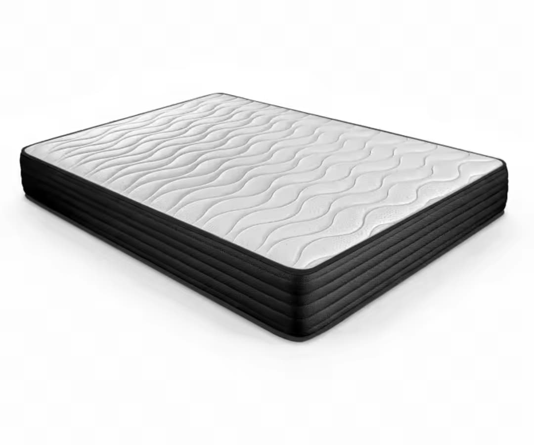 Colchón Viscoelástico Teseo | Reversible Invierno/Verano - Firmeza-Dureza Media-alta - Fabricado en España - 20 cm Altura 90x190