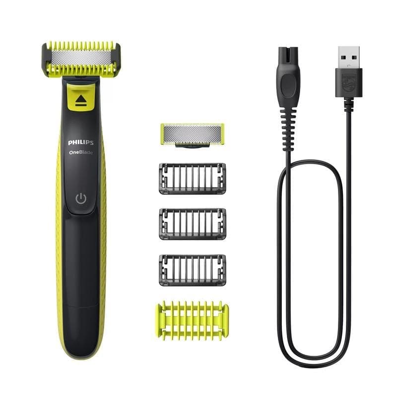 Recortadora de Barba Facial Philips OneBlade QP2824/10 (Inalámbrica, Uso en Seco y Mojado)