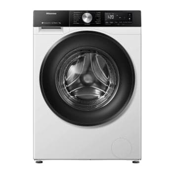Lavadora Hisense WF3S9043BW3, 9 kg, Carga Frontal, 1400 rpm, Wifi, Eficiencia A - Blanco