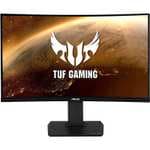 Monitor gaming - ASUS TUF Gaming VG32VQR, 31.5" QHD, Curvo, 1ms, 165Hz, 2x HDMI, FreeSync Premium, Altavoces integrados, Negro