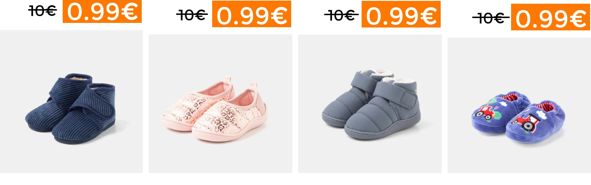 Zapatillas de estar por casa infantiles varios modelos