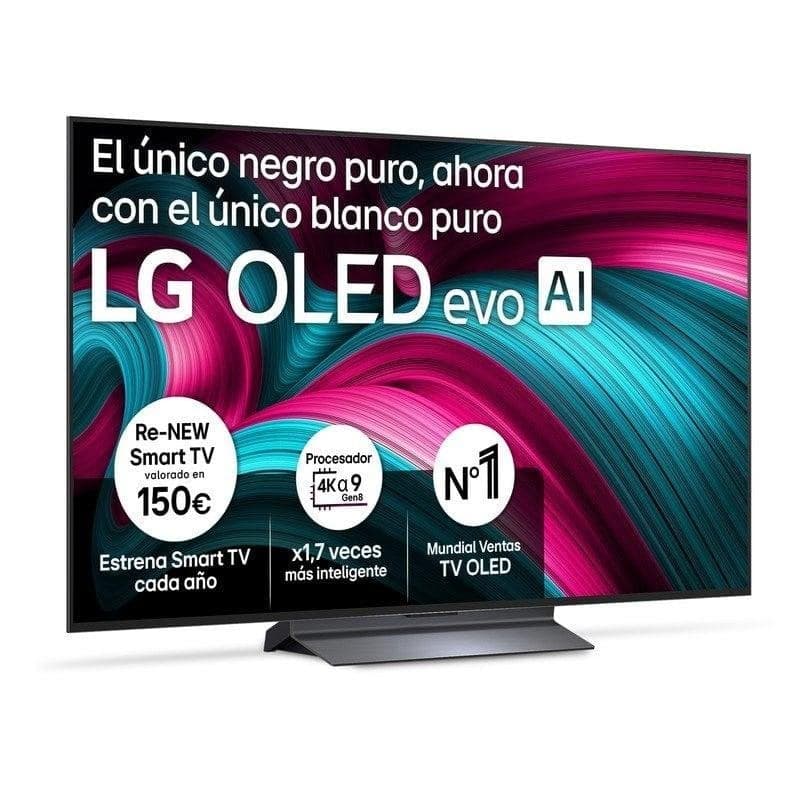 TV LG OLED evo OLED48C54LA 48" (4K UHD, 144Hz, Procesador α9 Gen7, Dolby Vision/Atmos, Wi-Fi 6)