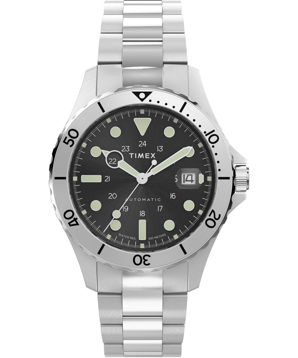 Reloj Timex Navi Automatic TW2Y15300 | Movimiento Automático japonés 21 rubíes, acero y 100 m