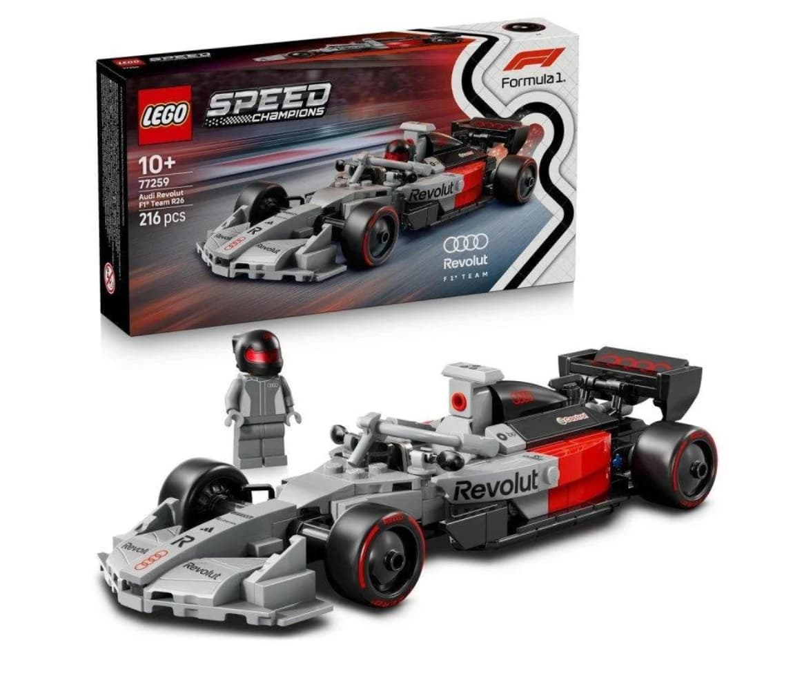 LEGO Speed Champions Coche de Carreras Audi Revolut F1 Team R26 77259 216 piezas