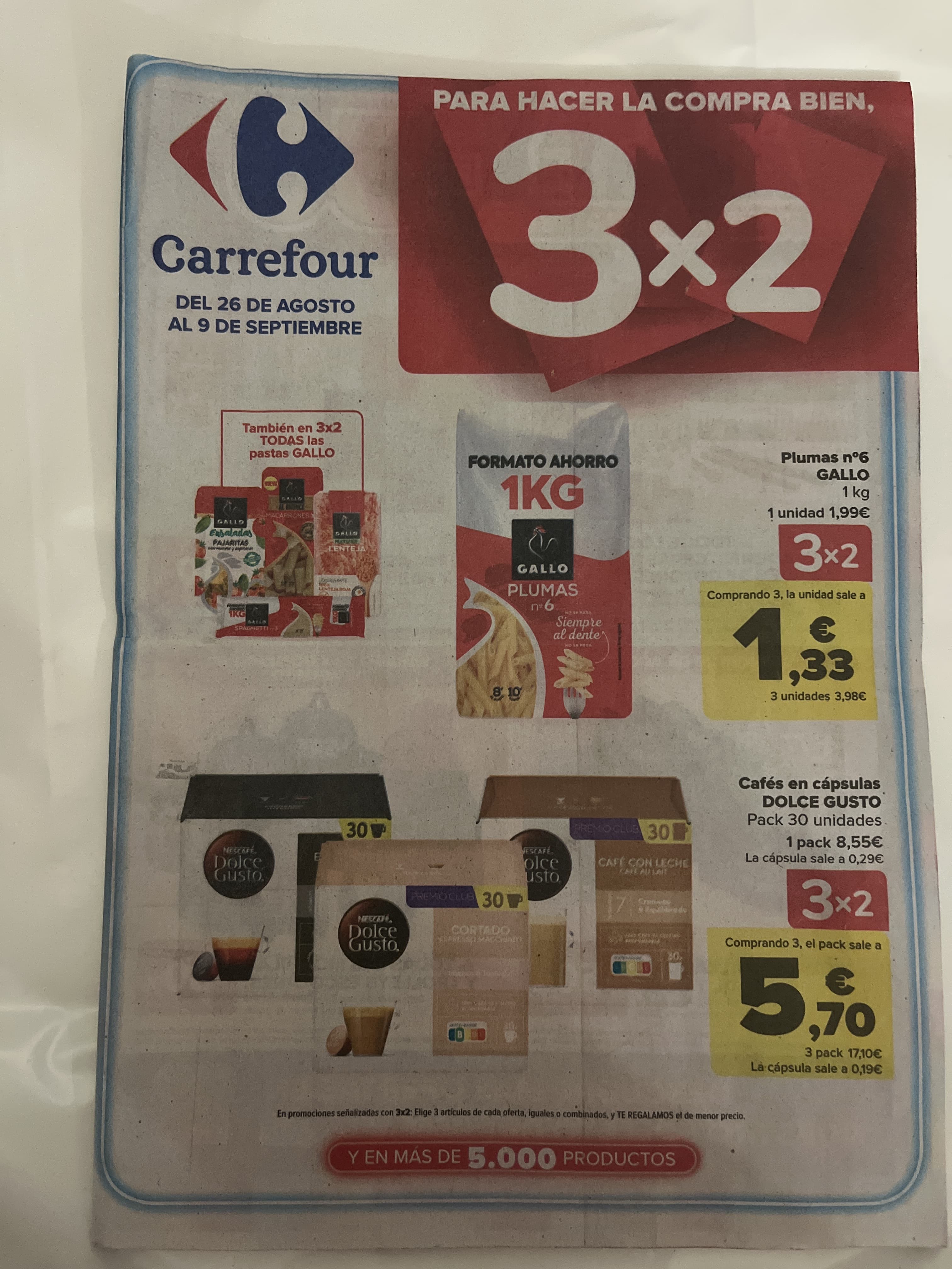 Folleto Carrefour 26 agosto al 9 de septiembre
