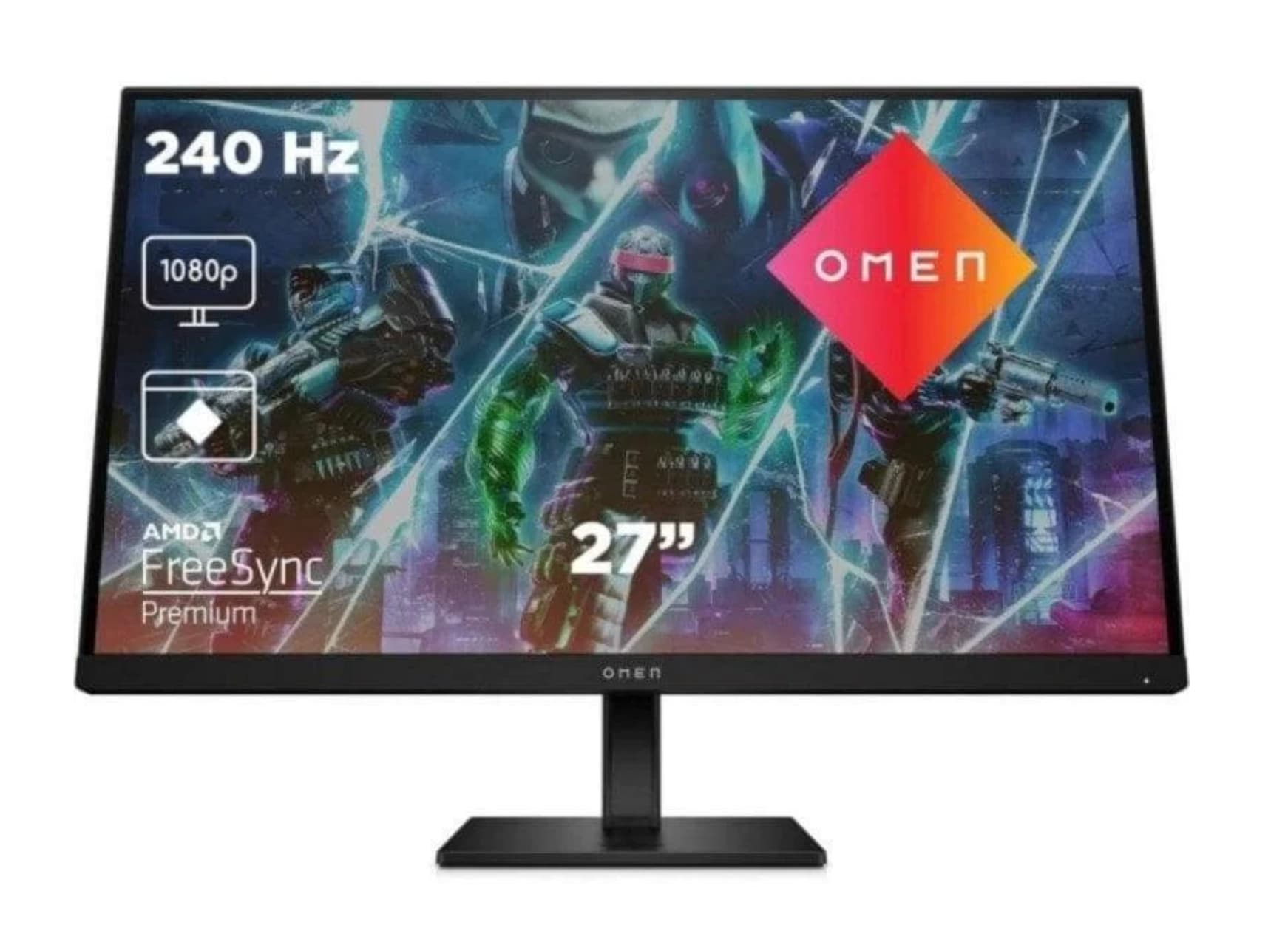Monitor HP OMEN 27s 27" (IPS, FHD, 240Hz, 1ms, G-SYNC Compatible, Altavoces)