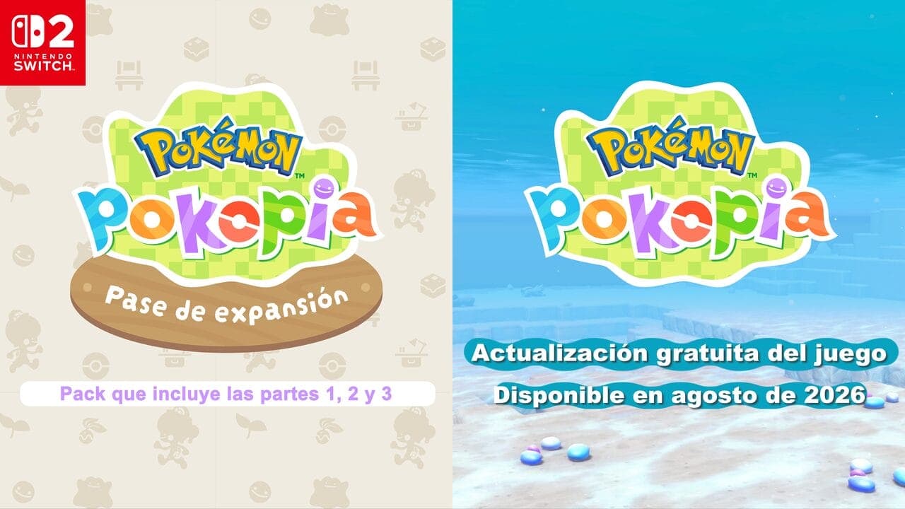 NUEVO Pase Expansión Pokemon Pokopia partes 1 2 y 3 por sólo 23€ (eShop Japón, Saldo) ) | Nintendo Switch