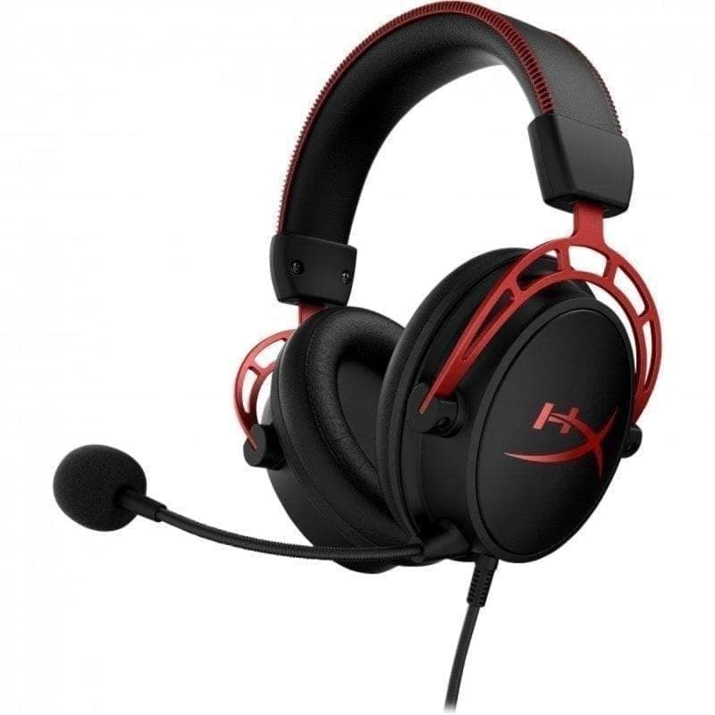 HiperX cloud alpha auriculares gaming negro/rojo