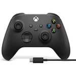 Mando Microsoft XBOX Wireless Controller Inalámbrico Bluetooth Negro + USB Tipo C