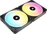 Corsair iCUE Link QX140 RGB 140mm de Cúpula Magnética Ventiladores de Doble Kit de Inicio con Concentrador de Sistema iCUE Link - Negro