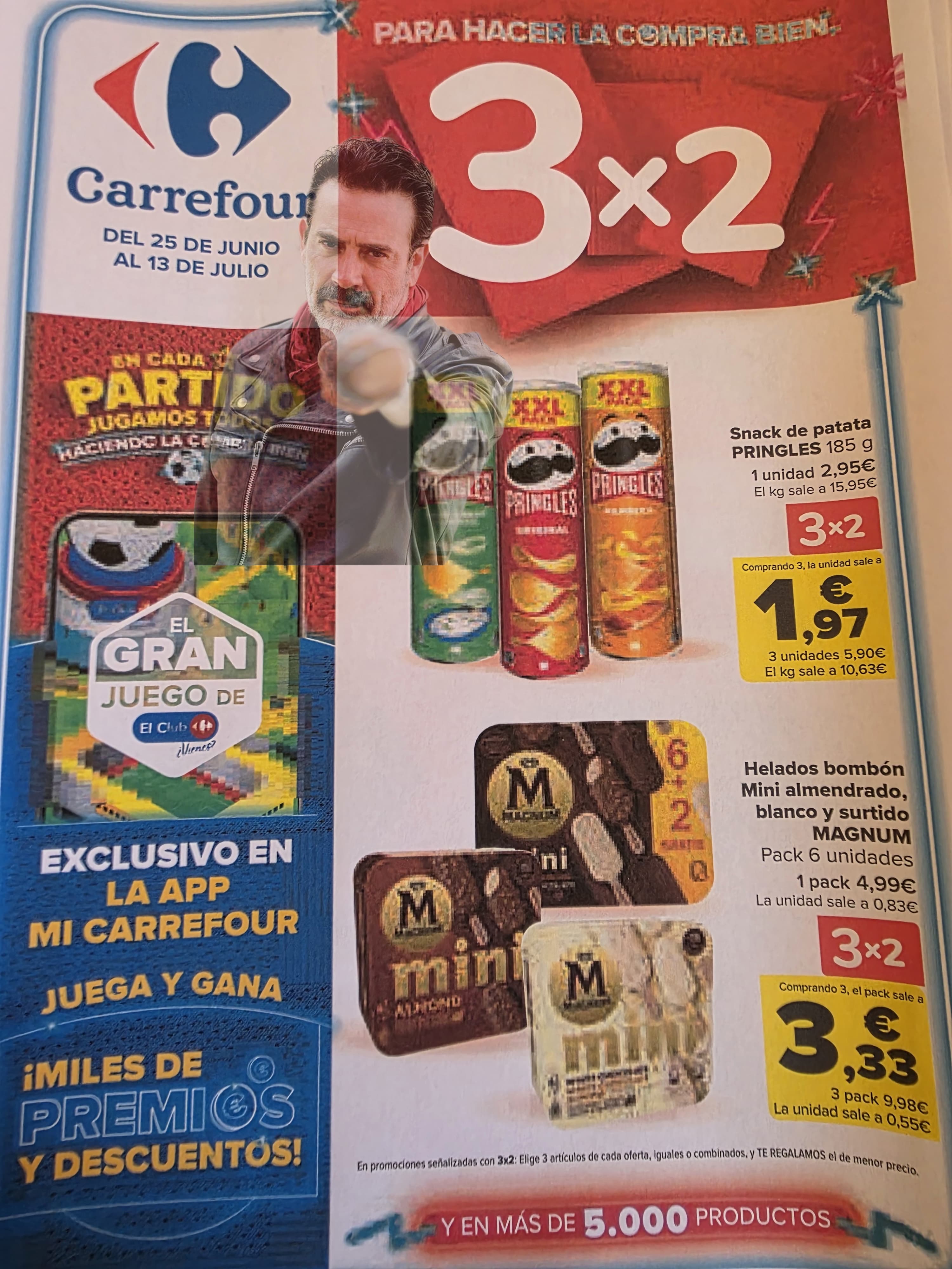 Folleto Carrefour 3x2 ( Del 25 de Junio al 13 de Julio )