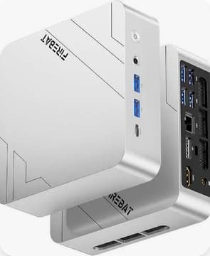 Mini PC FIREBAT F1P, AMD Ryzen 7 H 255, 16GB LPDDR5 5600MHz, 512GB SSD, Win11 Pro, Wi-Fi 6, BT5.2, USB4.0,
