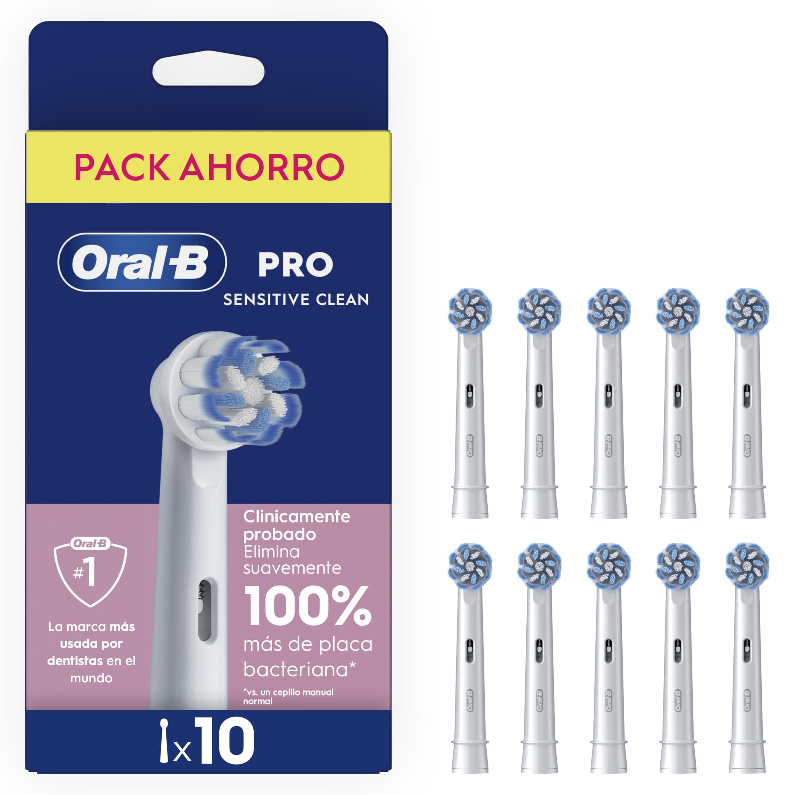 10 Recambios Originales Oral-B Sensitive Clean