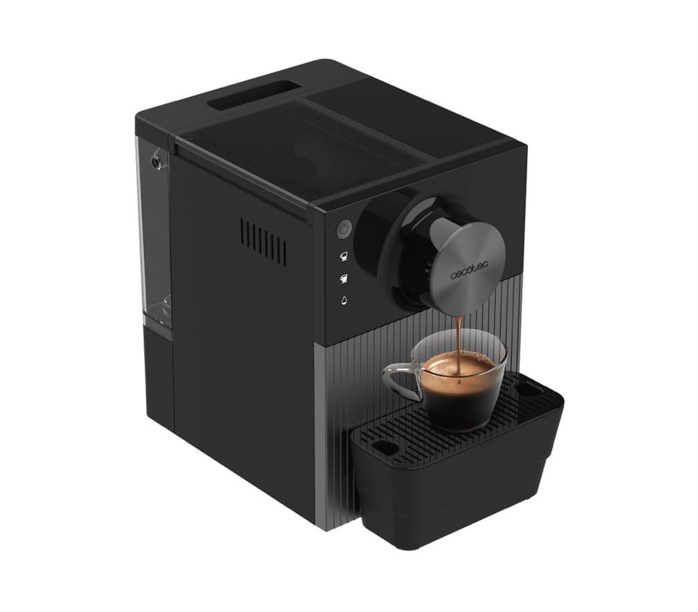 Cafetera superautomática - Cecotec Cremmaet Cube, 1350W, 19 bares, Molinillo integrado, Panel táctil, Thermoblock, Sistema Pre-Infusión