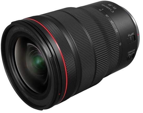 Objetivo EVIL: Canon RF 15-35 mm f/2.8 L IS USM, negro