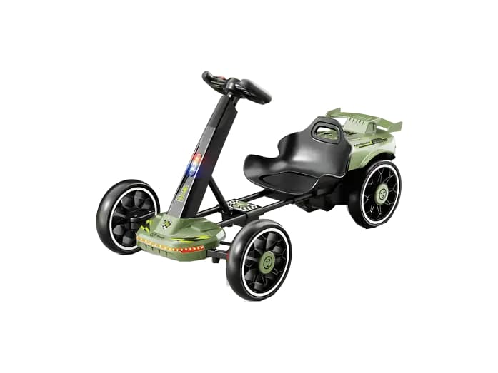 Kart electrico para niños plegable, con mando a distancia, musica …