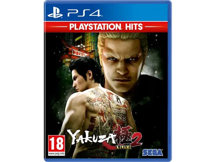 Juego PS4 Yakuza Kiwami 2 PlayStation Hits (remake motor Dragon Engine, acción y rol, historia de Kiryu Kazuma, formato físico oficial)