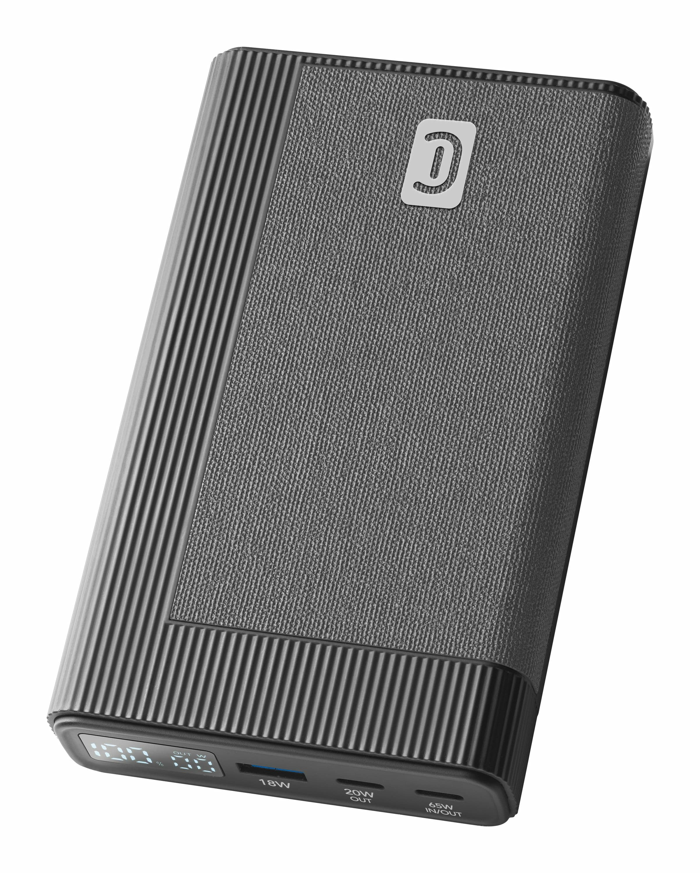 Powerbank CellularLine Rocket 20000 mAh 65 W, hasta 34 h de carga, USB-C, USB-A, negro
