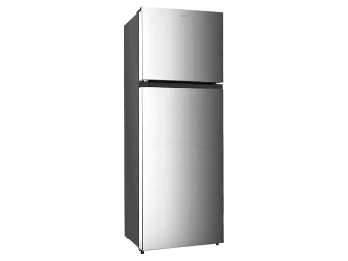 Frigorífico dos puertas - Infiniton FG-249D14XEA, Cíclico, Altura 143 cm, 204 l, Compresor Silent desing, LED, Inox