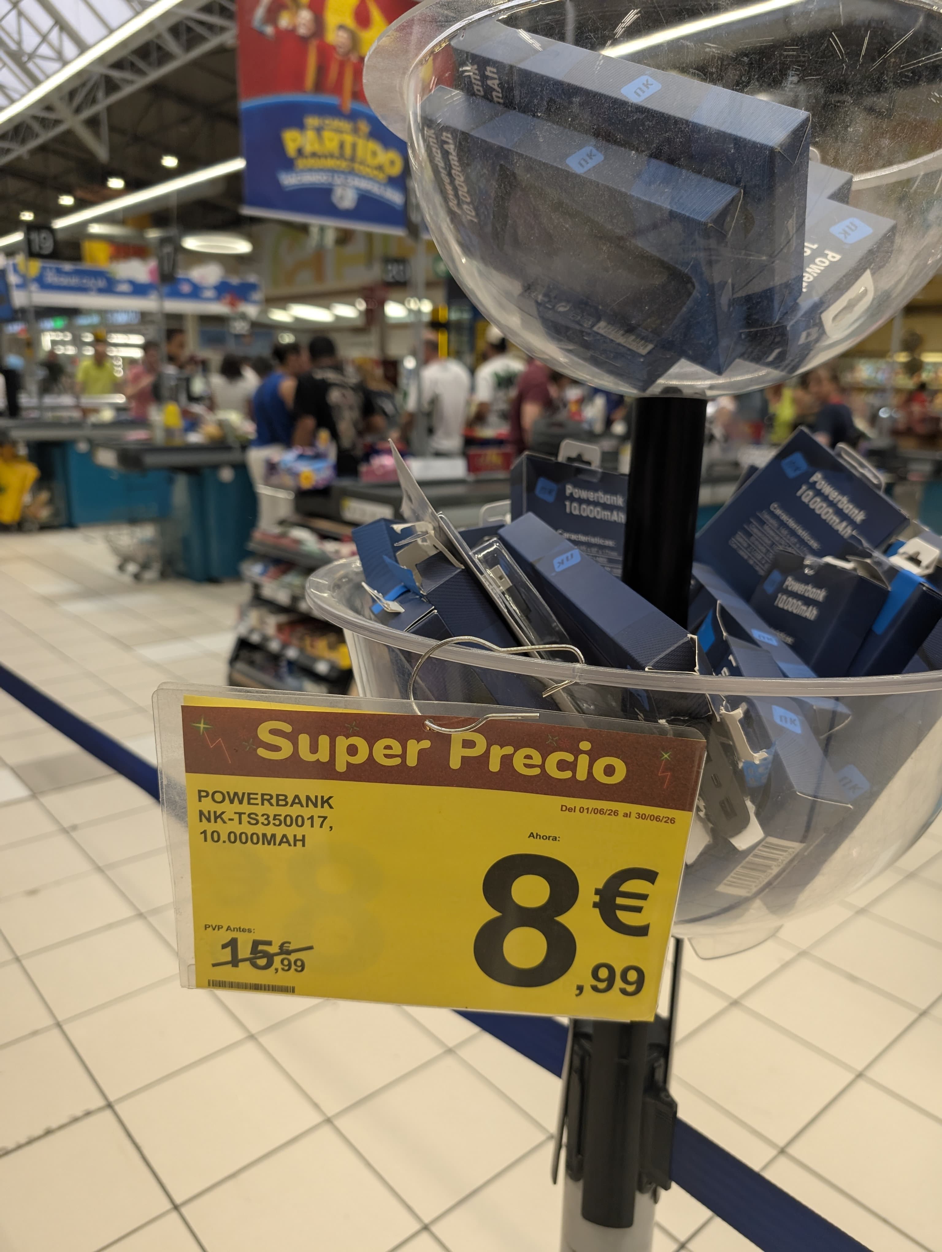 Powerbank 10000mah (Carrefour de Castellanos de Cáceres)