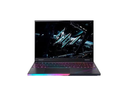 Portátil gaming - Acer Predator Helios 16 AI, 16" OLED 4K, Intel Core Ultra 9 275HX, 32GB RAM, 1TB SSD, GeForce RTX 5070 Ti, SinSO
