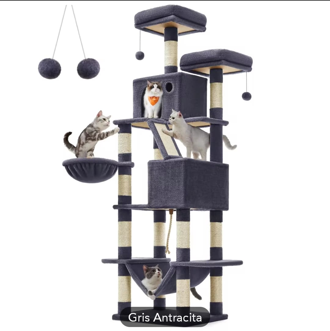 Árbol para gatos XXL Feandrea 2,06 metros