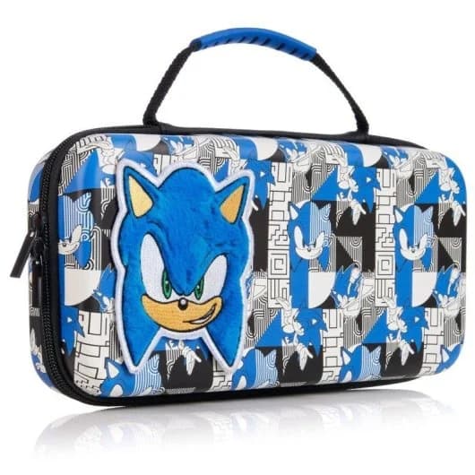 Funda Nintendo Switch 2 Numskull Sonic diseño geométrico protección reforzada