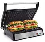 Parrilla Eléctrica Sandwichera 1500W Apertura 180º 1500 W