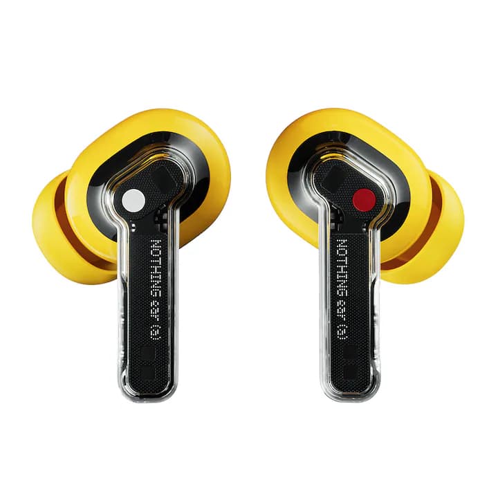 Auriculares true wireless Nothing Ear (a) con cancelación de ruido activa Blanco/negro/amarillo