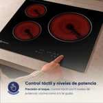 Origial NEOHOB CERAMIC 30 Placa Vitrocerámica 5400W 3 Zonas 60cm
