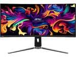 Monitor gaming - MSI MPG 341CQPX QD-OLED, 34.18" UWQHD, 240 Hz, 0.03 ms GTG, OLED, Curvo, G-Sync Compatible, DisplayHDR True Black 400