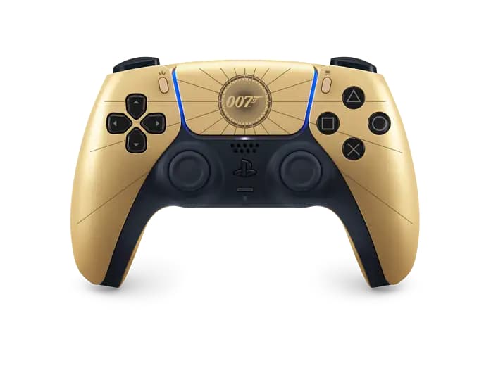 Mando PS5 - Sony DualSense: Edición Limitada 007 First Light,, Inalámbrica, Retroalimentación háptica, Dorado