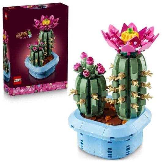 Set de Construcción LEGO 11509 Botanicals Cactus en Flor con Maceta (Colección Botánica)