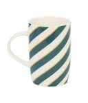 Taza de porcelana Jumbo Navidad Rayas verticales 600ml
