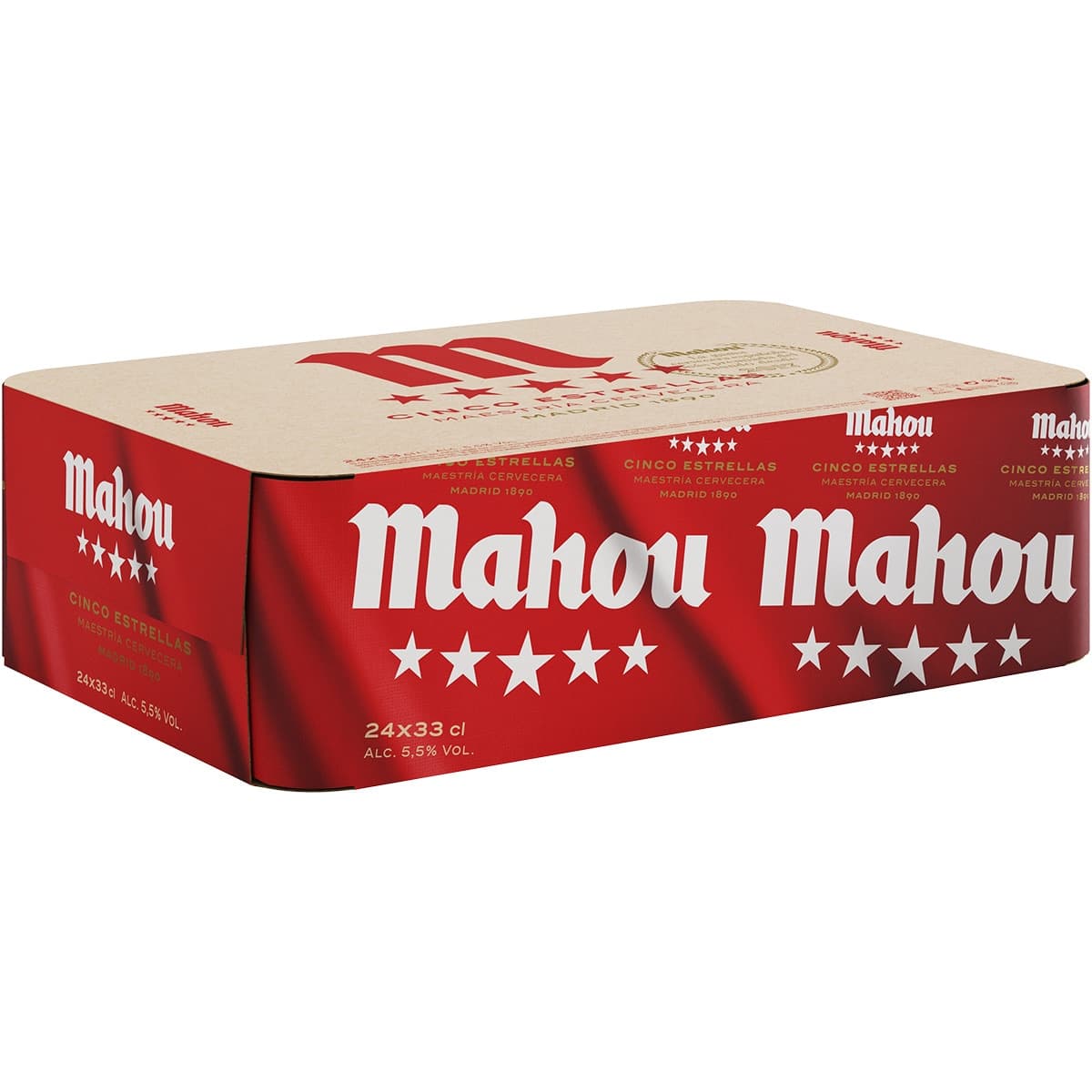 Cerveza Mahou 96 latas