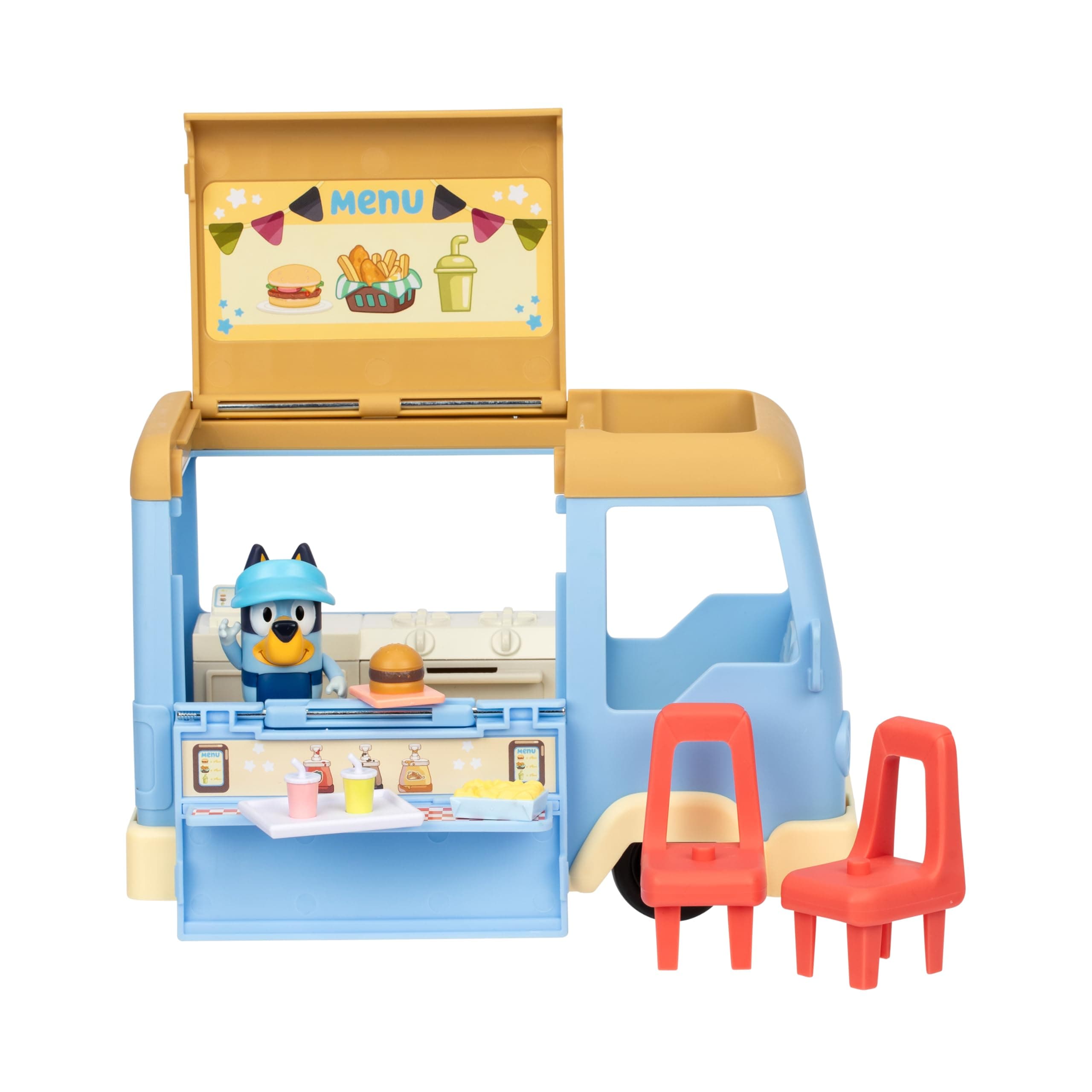 Bluey Set de Juego Camión de Comida Transformable